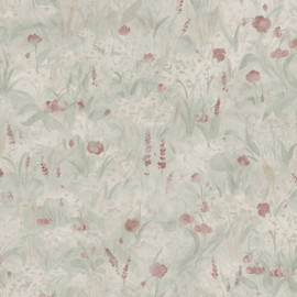 246-18 Tove Kolonin Sage Green Wallpaper By Sandberg