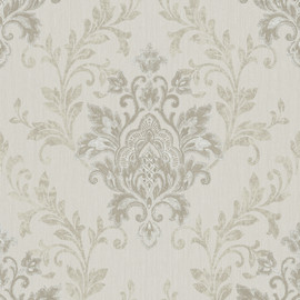 31569 Serene Ornamental Beige Wallpaper By Galerie