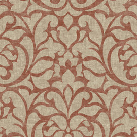 VIEN 87348411 Opera Vienne Rouge Wallpaper by Casadeco