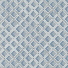 PEH0002/07 Amsee Geometric English Heritage Slate Blue Wallpaper by Designers Guild
