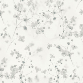 BW51034 Delicate Buttercup Motif Blooming Wild White and Grey Wallpaper By Galerie BW51034 Delicate Buttercup Motif Blooming Wild White and Grey Wallpaper By Galerie