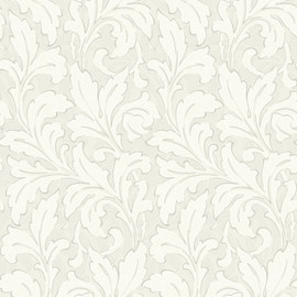86361404 Acanthe Arts and Crafts Grege Wallpaper by Casadeco 86361404 Acanthe Arts and Crafts Grege Wallpaper by Casadeco