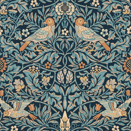 217193 Bird Emery Walker's House Webb's Blue Wallpaper by Morris & Co 217193 Bird Emery Walker's House Webb's Blue Wallpaper by Morris & Co