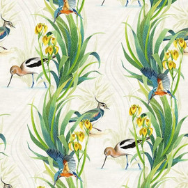 W7815-01 Halcyon Rhapsody Spring Green Wallpaper by Osborne & Little W7815-01 Halcyon Rhapsody Spring Green Wallpaper by Osborne & Little