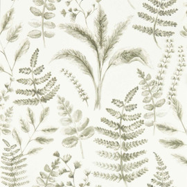 W0156/03 Bracken Marianne Natural Wallpaper by Clarke & Clarke