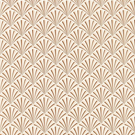 W0164/03 Chrysler Lusso Rose Gold Wallpaper by Clarke & Clarke