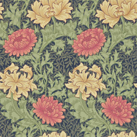 216854 Chrysanthemum Compilation Wallpaper by Morris & Co 216854 Chrysanthemum Compilation Wallpaper by Morris & Co