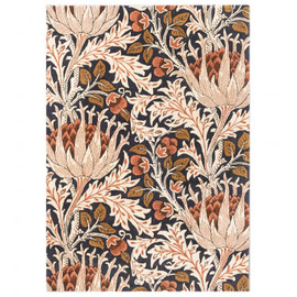 127103 Artichoke Amber Charcoal Rug by Morris & Co 127103 Artichoke Amber Charcoal Rug by Morris & Co