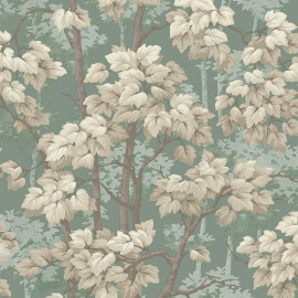 2505 Rivington Tree Green Wallpaper by Belgravia