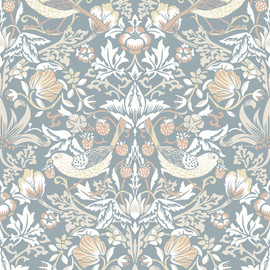 ET11222 Fragaria Garden Arts and Crafts Wallpaper By Galerie
