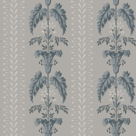 831-36 Sophie Lofstad Indigo Blue Wallpaper By Sandberg