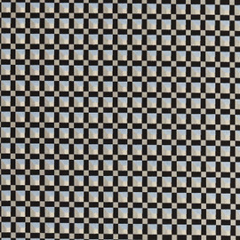 133898 Blocks Colour 3 Cornflower Black Earth Sketched Harlequin Fabric