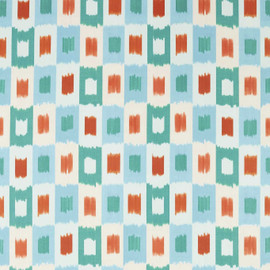 121128 Shiruku Colour 3 Harissa Amazonia Emerald Harlequin Fabric 121128 Shiruku Colour 3 Harissa Amazonia Emerald Harlequin Fabric