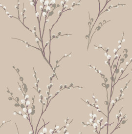 113358 Pussy Willow Natural Wallpaper by Laura Ashley 113358 Pussy Willow Natural Wallpaper by Laura Ashley