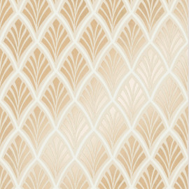 113375 Florin Gold Wallpaper by Laura Ashley