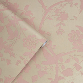 Sanna Light Pink - Wallpaper