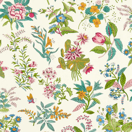 113057 Woodland Floral Sophie Robinson Wallpaper By Harlequin