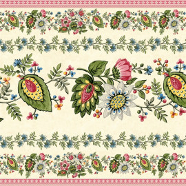 PJD6015/01 Folk Flower Wide Border Picture Book Papers II by John Derian