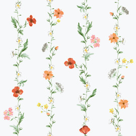 1902-4 Vertical Garden Spring Blossom Wallpaper By Galerie