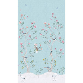 1911-1 Chinoiserie Mural Spring Blossom Wallpaper By Galerie 1911-1 Chinoiserie Mural Spring Blossom Wallpaper By Galerie