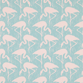 214569 ( DVIN214569 ) Flamingos Vintage 2 Wallpaper by Sanderson