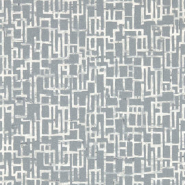 W0184/03 Quadrata Vivido Steel Wallpaper by Clarke & Clarke