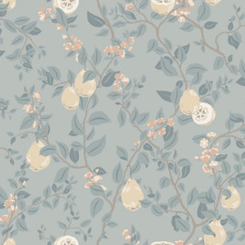 S10168 Kvitten Huset I Solen Soft Blue Wallpaper By Sandberg S10168 Kvitten Huset I Solen Soft Blue Wallpaper By Sandberg