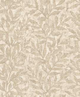 315028 Richmond Leaf Beige Wallpaper by Rasch