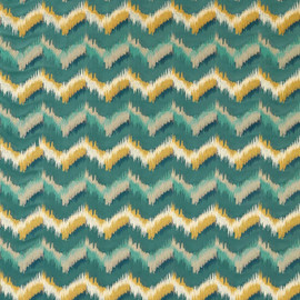 F1698/05 Sagoma Vivido Teal Fabric by Clarke & Clarke