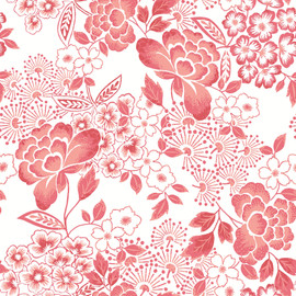 FD26301 Irina Happy Coral Wallpaper by A Street Prints FD26301 Irina Happy Coral Wallpaper by A Street Prints