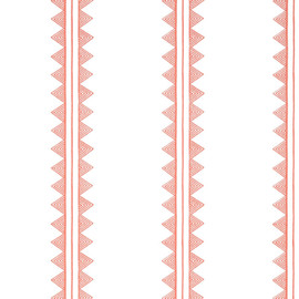 T16231 Agave Stripe Kismet Coral Wallpaper by Thibaut T16231 Agave Stripe Kismet Coral Wallpaper by Thibaut