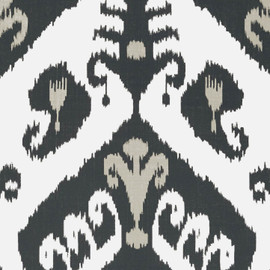 T16250 Indies Ikat Kismet Black Wallpaper by Thibaut T16250 Indies Ikat Kismet Black Wallpaper by Thibaut