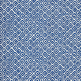 T10660 Indian Diamond Ceylon Blue Wallpaper by Thibaut