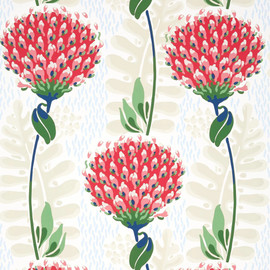 T10647 Tiverton Ceylon Red Wallpaper by Thibaut