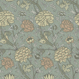 82034 Cray Hidden Treasures Tuquoise Wallpaper By Galerie