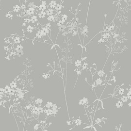 118269 Leaf Grey Wallpaper by Next 118269 Leaf Grey Wallpaper by Next