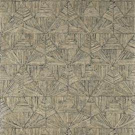 T10463 Crystalla Modern Resource 2 Metallic Pewter on Black Wallpaper by Thibaut T10463 Crystalla Modern Resource 2 Metallic Pewter on Black Wallpaper by Thibaut