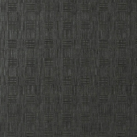 T75090 Tunica Basket Faux Resource Black Wallpaper by Thibaut