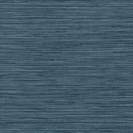 T75123 Jindo Grass Faux Resource Navy Wallpaper by Thibaut