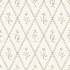 5505 Signe Swedish Grace Beige Wallpaper by Borastapeter