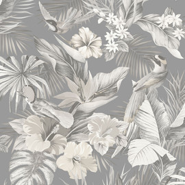 539073 Paradise Birds Grey Vasari Wallpaper by Rasch 539073 Paradise Birds Grey Vasari Wallpaper by Rasch