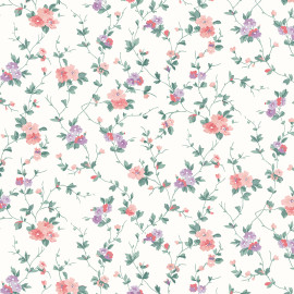 122765 Priory Coral Pink Wallpaper by Laura Ashley 122765 Priory Coral Pink Wallpaper by Laura Ashley