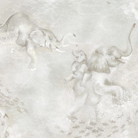 BMPP004/02D Elephant Breaststroke Wallpaper by Brand McKenzie BMPP004/02D Elephant Breaststroke Wallpaper by Brand McKenzie
