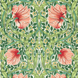 217332 Pimpernel Bedford Park Shamrock & Watermelon Wallpaper by Morris & Co 217332 Pimpernel Bedford Park Shamrock & Watermelon Wallpaper by Morris & Co