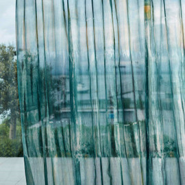 131803 Yuti Sheers 1 Emerald/Saffron/Stone Harlequin Fabric 131803 Yuti Sheers 1 Emerald/Saffron/Stone Harlequin Fabric