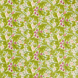 227209 Leicester Bedford Park Sour Green/Plum Fabric by Morris & Co 227209 Leicester Bedford Park Sour Green/Plum Fabric by Morris & Co