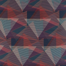 132992 Adaxial Momentum 12 Ink / Tulip / Coral Fabric by Harlequin 132992 Adaxial Momentum 12 Ink / Tulip / Coral Fabric by Harlequin