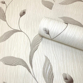41338 Tiffany Trail Charcoal Wallpaper by Belgravia