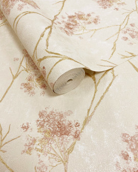M95670 Sofia Sprig Blush Vymura Wallpaper by Fine Decor M95670 Sofia Sprig Blush Vymura Wallpaper by Fine Decor