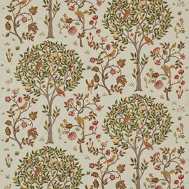 230342 Kelmscott Tree Morris & Friends Russet and Artichoke Fabric by Morris & Co 230342 Kelmscott Tree Morris & Friends Russet and Artichoke Fabric by Morris & Co